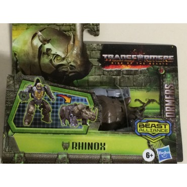 TRANSFORMERS ACTION FIGURE 4 " - 10 cm RHINOX  HASBRO F4606 RISE OF THE BEASTS