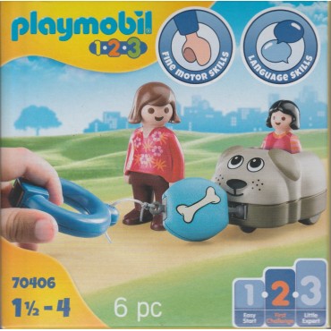 PLAYMOBIL 1.2.3. 70406 DOG...