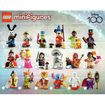 LEGO MINIFIGURES 71038 07 QUEEN OF HEARTS SERIE DISNEY 100°