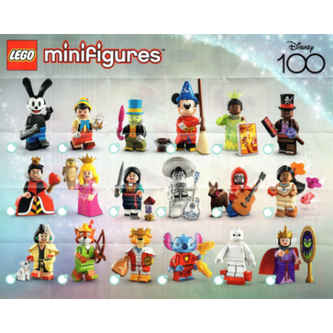 LEGO Experiment 626 Stitch, Disney 100 Series Collectable Mini Figure  71038-16 DIS107