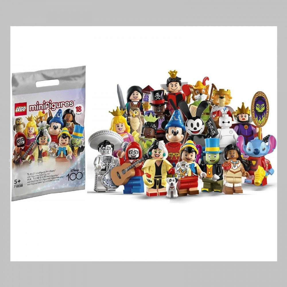 LEGO 71038 Disney 100 Minifigures Stitch 626 - Brand New Open Bag