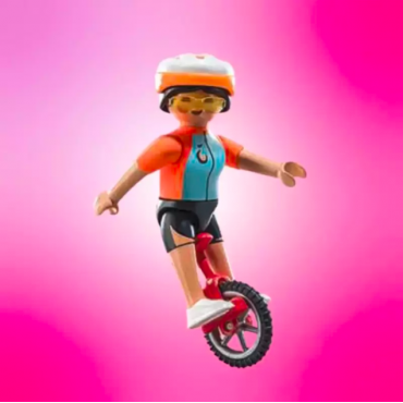 PLAYMOBIL FI?URES 70940 SERIE 24 03 MONO-CYCLIST