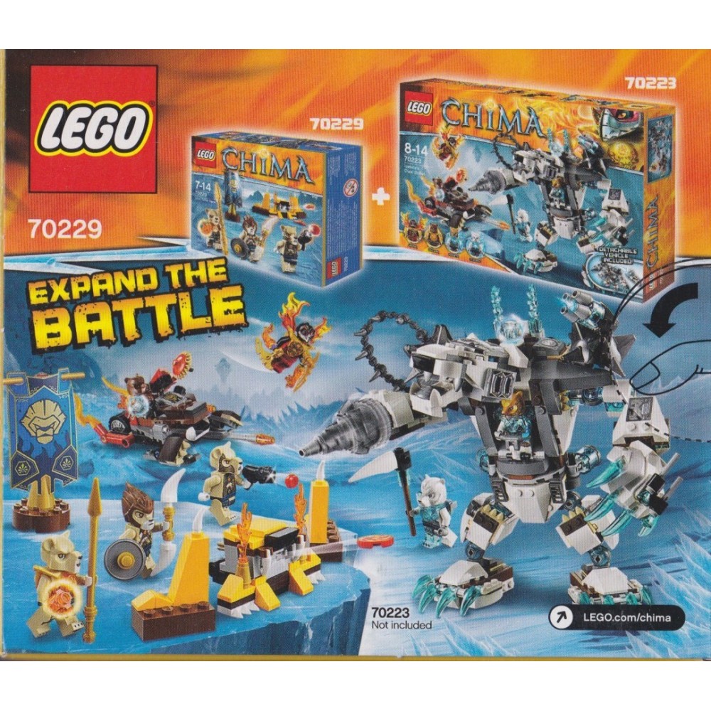 Afgang til dukke Vedhæft til LEGO CHIMA 70229 LION TRIBE PACK