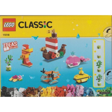 LEGO CLASSIC 11018 DIVERTIMENTO CREATIVO SULL'OCEANO