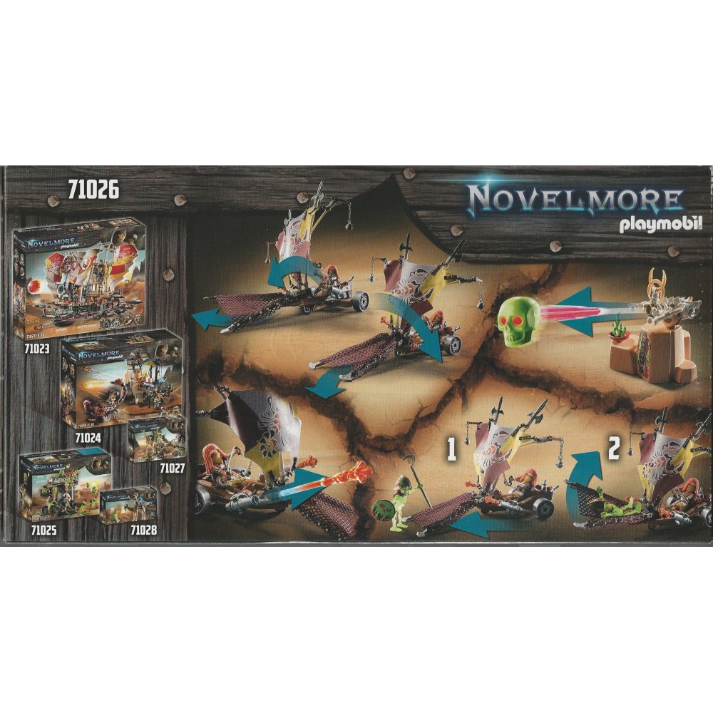 PLAYMOBIL NOVELMORE 71025 Sal' Ahari Sands Cranilux Carro Armato Tuono Del Dese EUR 70,56 - FR