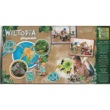 PLAYMOBIL WILTOPIA 71011 QUAD DI SOCCORSO  ANIMALI DELL'AMAZZONIA