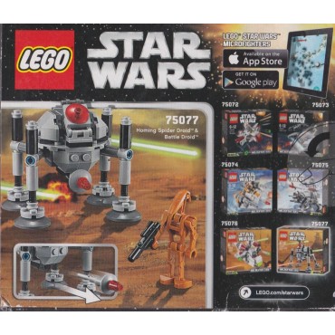 LEGO STAR 75077 HOMING SPIDER DROID MICROFIGHTER