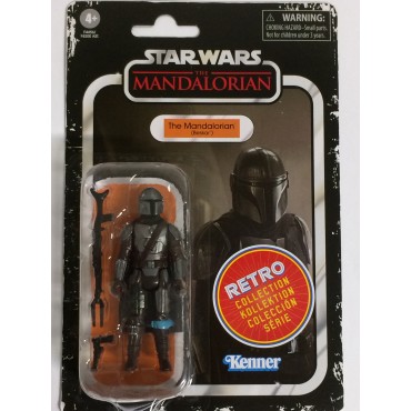 THE MANDALORIAN  ( BESKAR )  ACTION FIGURE  3.75" - 9 CM STAR WARS KENNER RETRO COLLECTION HASBRO F4456