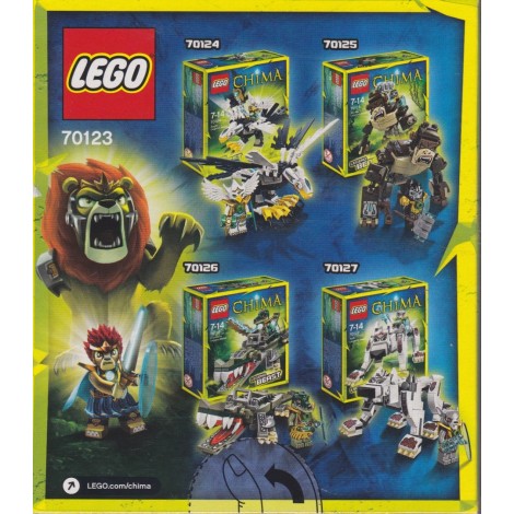 LEGO CHIMA 70123 LAVAL'S LION LEGEND BEAST