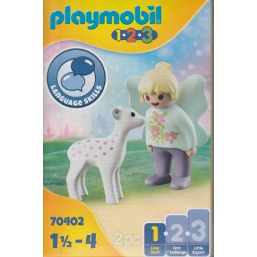 PLAYMOBIL 1.2.3. 70402  AMICA DELLE FATE CON CUCCIOLO DI CERVO