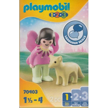 PLAYMOBIL 1.2.3. 70403  AMICA DELLE FATE CON CUCCIOLO DI VOLPE