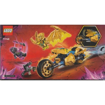 LEGO NINJAGO 71768 LA MOTO DRAGO D'ORO DI JAY