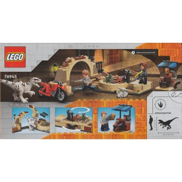 LEGO JURASSIC WORLD 76945 ATROCIRAPTOR: INSEGUIMENTO SULLA MOTO