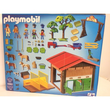 PLAYMOBIL COUNTRY 5960 IL RANCH DEI PONY