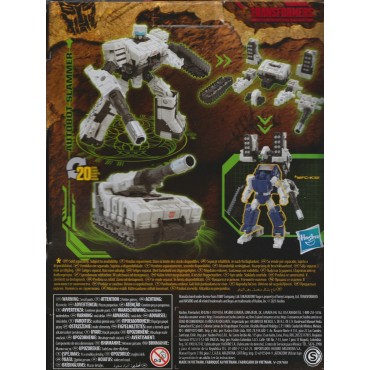 TRANSFORMERS ACTION FIGURE 5.5 " - 15 cm  damaged box  AUTOBOT SLAMMER WFC-33  War for Cybertron DELUXE CLASS hasbro F0683