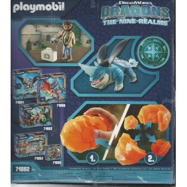 PLAYMOBIL DRAGONS 71082 THE NINE REALMS PLOWHORN & D'ANGELO