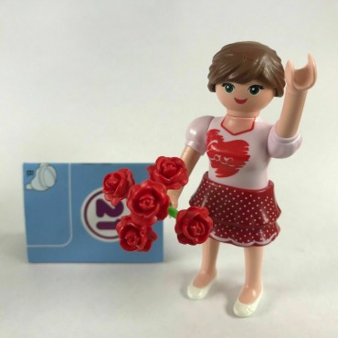 PLAYMOBIL FI?URES 70733 SERIE 21 11 PIN UP WITH FLOWERS