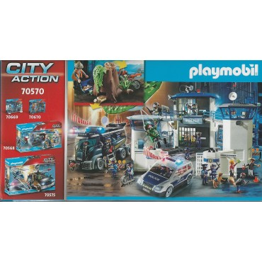 PLAYMOBIL CITY ACTION 70570 POLICE OFF-ROAD CAR WITH JEWEL THIEF