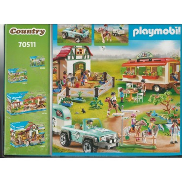 PLAYMOBIL COUNTRY 70511 AUTO CON RIMORCHIO PER PONY