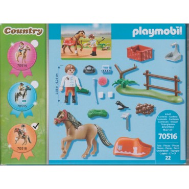 PLAYMOBIL COUNTRY 70516 PONY CONNEMARA