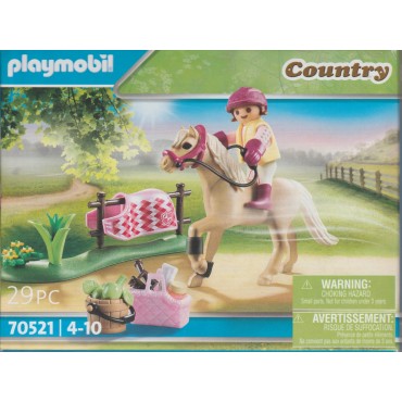 PLAYMOBIL COUNTRY 70521 PONY GERMAN RIDING