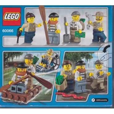 LEGO CITY 60066 STARTER SET POLIZIA MISSIONE NELLE PALUDI