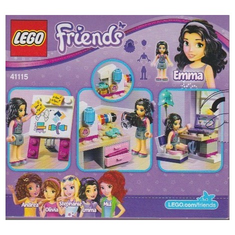 LEGO FRIENDS 41115 IL LABORATORIO CREATIVO DI EMMA