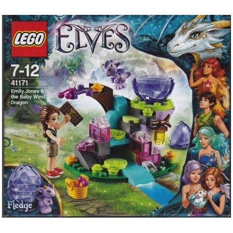 LEGO ELVES 41171EMILY JONES E IL DRAGHETTO DEL VENTO
