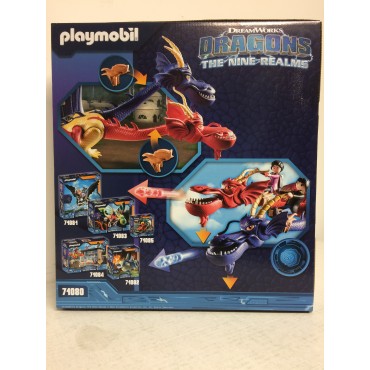 PLAYMOBIL DRAGONS THE NINE REALMS 71080 WU & WEI CON JUN