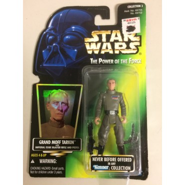 STAR WARS ACTION FIGURE  3.75 " - 9 cm GRAND MOFF TARKIN WITH IMPERIAL ISSUE BLASTER RIFLE AND PISTOL Hasbro 69705