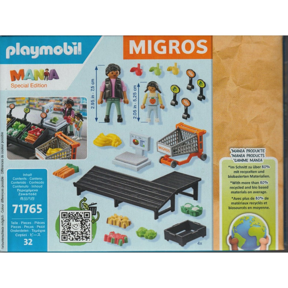 Playmobil migros set 71765 fruits et légumes neuf (Neu und