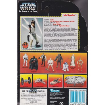 STAR WARS ACTION FIGURE  3.75 " - 9 cm LUKE SKYWALKER WITH GRAPPLING HOOK BLATER & LIGHTSABER Hasbro 69571