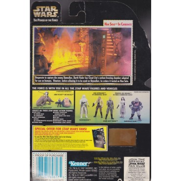 STAR WARS ACTION FIGURE  3.75 " - 9 cm  HAN SOLO IN CARBONITE WITH CARBONITE BLOCK Hasbro 69817