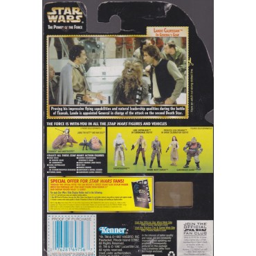 STAR WARS ACTION FIGURE  3.75 " - 9 cm  LANDO CALRISSIAN IN GENERAL'S GEAR WITH BLASTER PISTOL Hasbro 69756