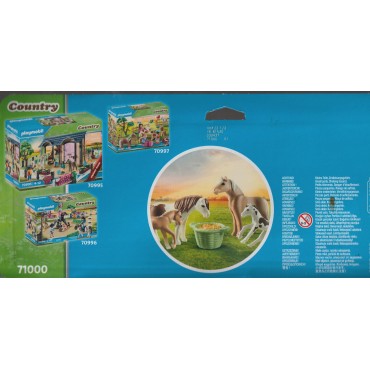 PLAYMOBIL COUNTRY 71000 PONY FARM ICELANDIC PONIES WITH FOALS
