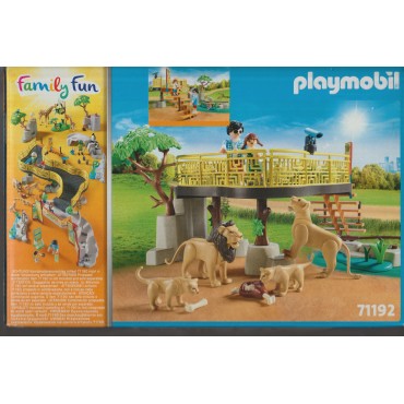 PLAYMOBIL FAMILY FUN 71192 IL RECINTO DEI LEONI promo pack