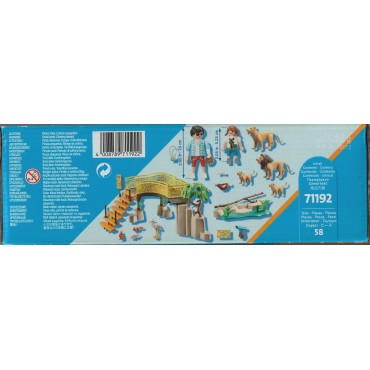 PLAYMOBIL FAMILY FUN 71192 IL RECINTO DEI LEONI promo pack
