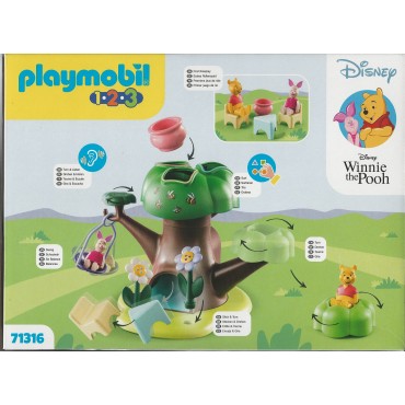 PLAYMOBIL 1.2.3 DISNEY WINNIE THE POO 71316 WINNIES AND PIGLET TREE HOUSE