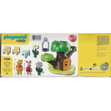 PLAYMOBIL 1.2.3 DISNEY WINNIE THE POO 71316 WINNIES AND PIGLET TREE HOUSE