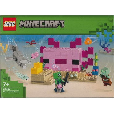 LEGO MINECRAFT 21247 THE AXOLOTL HOUSE