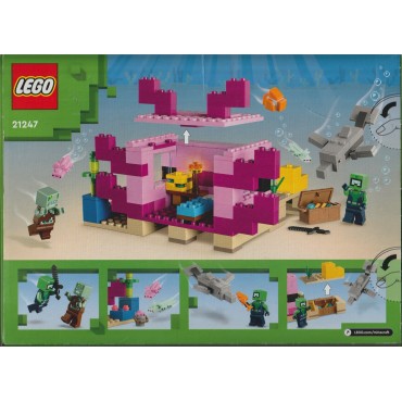 LEGO MINECRAFT 21247 THE AXOLOTL HOUSE