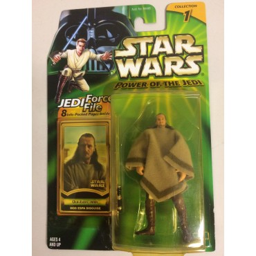 STAR WARS ACTION FIGURE  3.75 " - 9 cm  QUI GON JINN MOS ESPA DISGUISE  Hasbro 84253