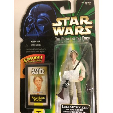 STAR WARS ACTION FIGURE  3.75 " - 9 cm LUKE SKYWALKER WITH BLASTER RIFLE & ELECTROBINOCULARS Hasbro 84036