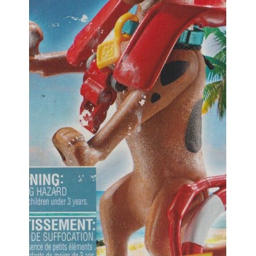 PLAYMOBIL SCOOBY DOO 70713 damaged box SCOOBY LIFEGUARD