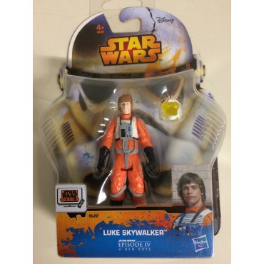 STAR WARS ACTION FIGURE 3.75" 9 cm LUKE SKYWALKER - PILOT Hasbro B 0684