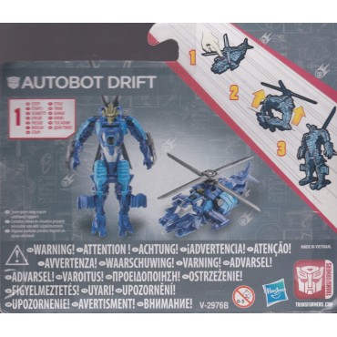 TRANSFORMERS ACTION FIGURE  6" - 15 cm AUTOBOT DRIFT the age of extinction Hasbro a8121