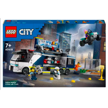 LEGO CITY 60418 POLICE MOBILE CRIME LAB TRUCK