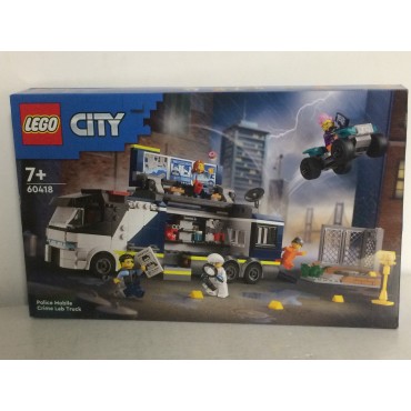 LEGO CITY 60418 POLICE MOBILE CRIME LAB TRUCK