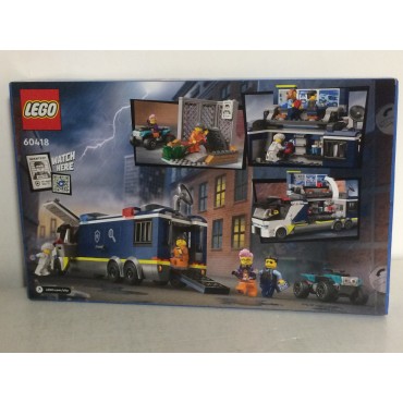 LEGO CITY 60418 CAMION LABORATORIO MOBILE DELLA POLIZIA