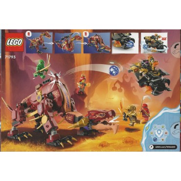 LEGO NINJAGO 71793 DRAGONE DI LAVA TRANSFORMER HEATWAVE